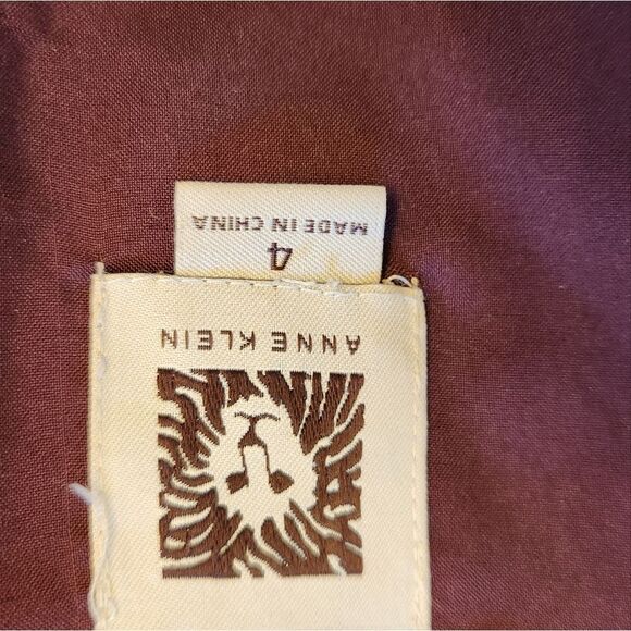 Anne Klein Red/Orange Lace Dress - Picture 7 of 8